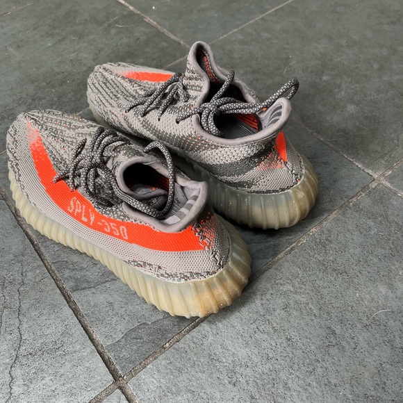 Yeezy 350 boost grey size 9.5 8/10 condition - Picture 3 of 6